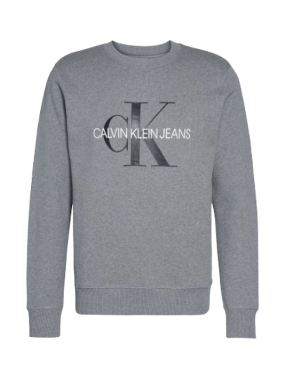 Calvin Klein Jeans Iconic Monogram crewneck - Mid Grey Heather